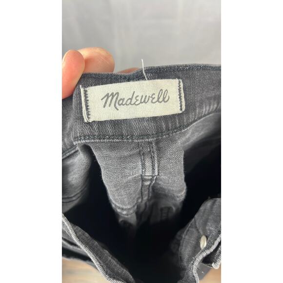 Madewell 9” High Rise Skinny Jean in Lunar Wash Black. - Picture 7 of 12